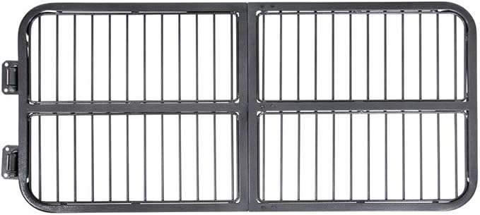 EASY-UP Titan Horse Stall Gates | Heavy-Duty Steel Construction | Rust-Resistant Finish | Ideal for Barn, Farm & Equestrian Use | Short Gate - 24" Tall x 52" Wide | Color Gray Armor
