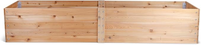 Infinite Cedar Select Cedar Raised Garden Bed (2' x 8' x 17.5" H)