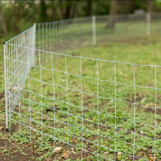 Starkline 48" x 164' Positive/Negative Sheep and Goat Electric Netting for Dry Soil Conditions