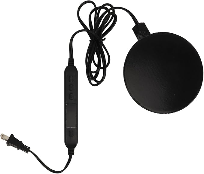 Chicken Water Heater for Winter, Poultry Water Heater Base 35W 120V Silicone Heated Pad Chicken Waterer Heated Chicken Coop Heater for Metal Bucket Stock Tank