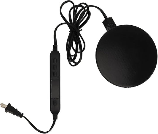 Chicken Water Heater for Winter, Poultry Water Heater Base 35W 120V Silicone Heated Pad Chicken Waterer Heated Chicken Coop Heater for Metal Bucket Stock Tank