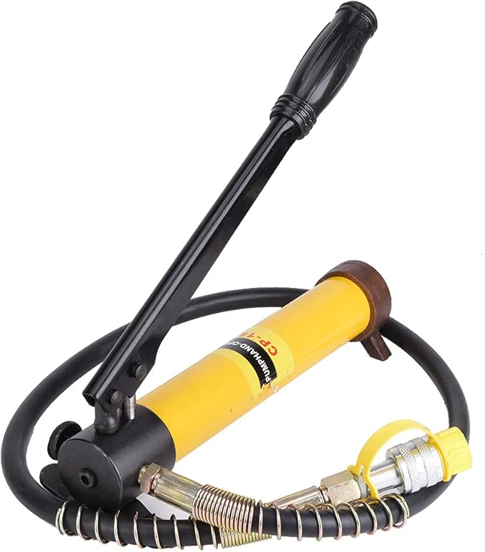 10T Hydraulic Jack Manual Hydraulic Pump Set, Heavy Duty Steel Lifting Tool for Car Construction and Repair Work