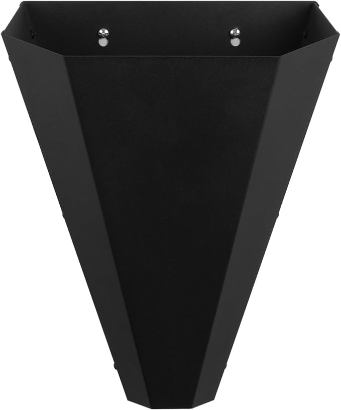 Large Size Chicken Cone, Metal Poultry Restraining Cone for Butchering Large Chickens, Layers, Broilers, Roasters & Turkeys (Up to 14 lbs), Flat-Back Design Poultry Killing Cone, Easy to Clean