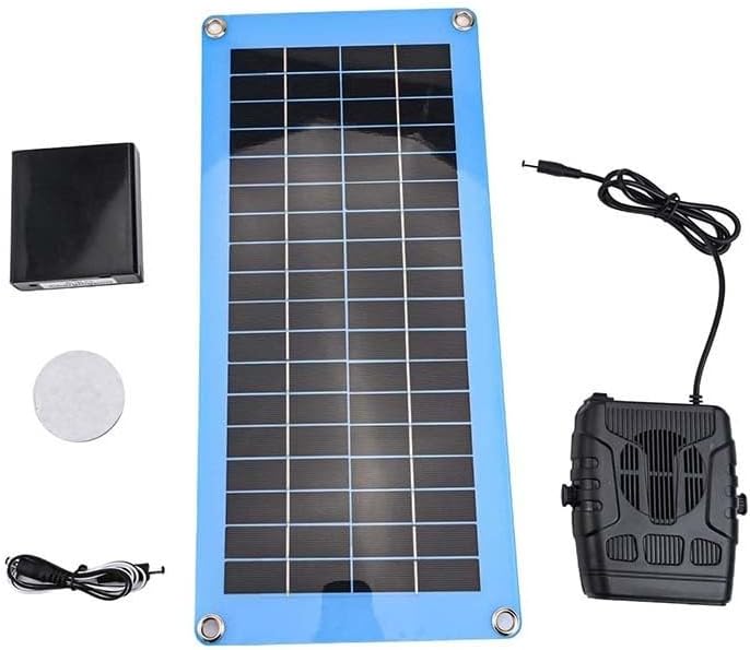 Solar chicken coop heater, Portable Car solar powered heater for Winter with Dual USB Output Battery Compartment, with Overheating Protection for Chicken Kitten for Puppy Pets (30W)