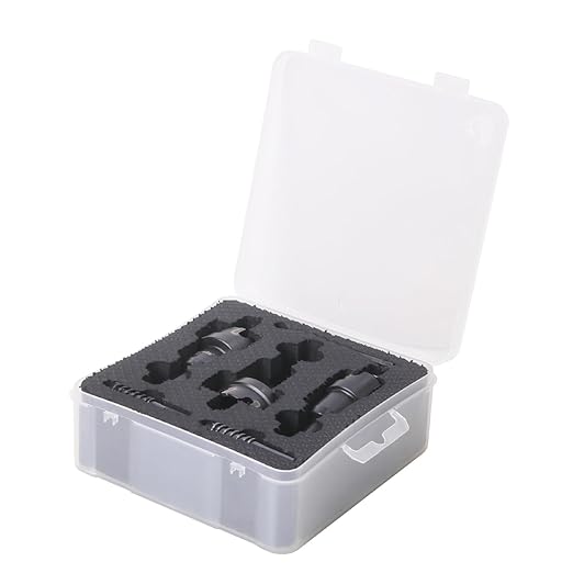 Jetax Tools 3 PCS TCT Hole Saw Kit, 7/8",1-1/8",1-3/8" Tungsten Carbide Tipped Hole Cutter Set with Titanium-Plated Pilot Drill bit for Metal, Stainless Steel
