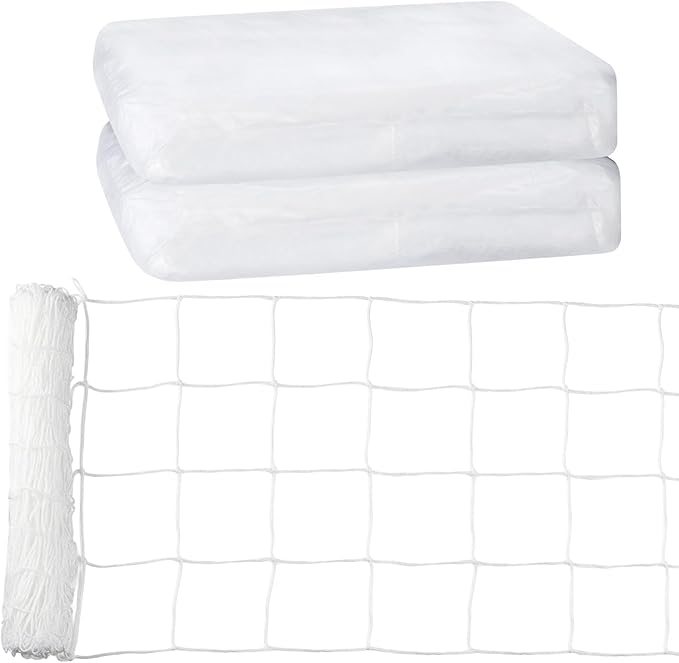 Trellis Netting Heavy Duty Polyester 5 x 30ft and Garden Cover Mosquito Bird Netting Mesh 10 x 33ft for Vegetables Fruits Protection, Climbing Plants Grow