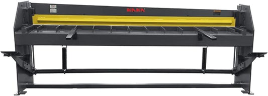 KAKA INDUSTRIAL Sheet Metal Shear- 98-Inch Heavy Duty Stomp Shear Machine for Cutting 18 Gauge (0.047 Inch) Steel, 16-Gauge (0.06 Inch) Aluminum and Copper, Foot Pedal Operated Q01-9818B