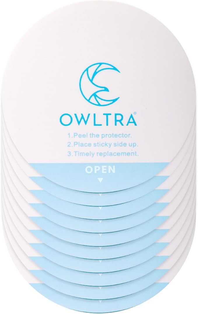 OWLTRA Original 10 Replacements Sticky Glue Pads Refills for OWLTRA IMT-L60 and IMT-L70 Indoor Electric Insect Trap, Catcher & Killer Lamp for Fruit Flies, Mosquitos, Moths, Gnats, and More