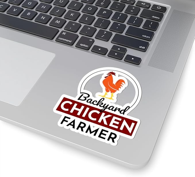 Chicken Keeper Sticker - Backyard Flock Vinyl Decal for Coop Owners, Urban Farmers, Hen Lovers