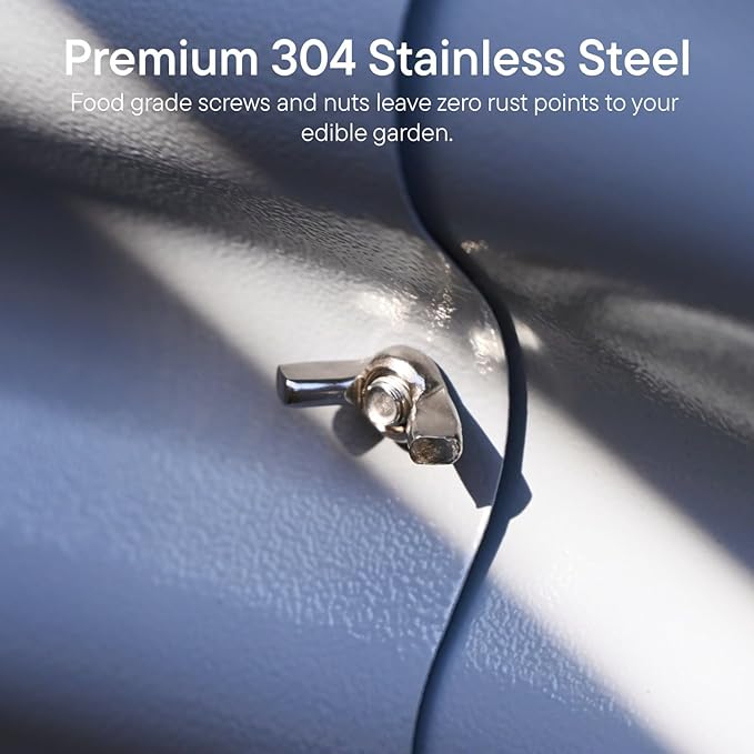 Galvanized Raised Garden Bed 6x2x1.5 ft, 17" Tall Metal Planter Boxes Outdoor for Herb, Strawberry Above Ground Raised Bed Kit for Gardening, Durable Zn-Al-Mg Coated Flower Box - Brooklyn Grey