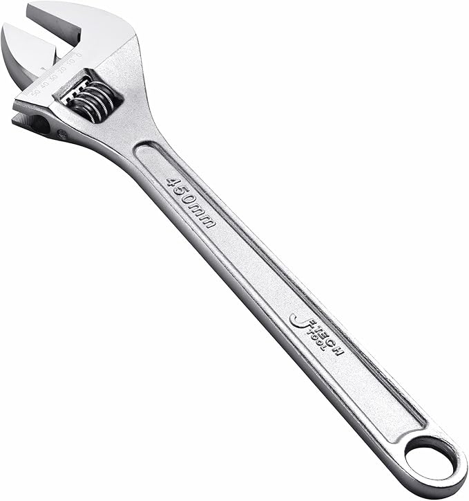 Jetech 18 inch Adjustable Wrench - Professional Shifter Spanner with Wide Caliber Opening
