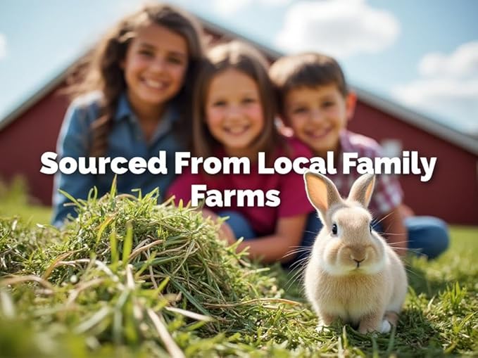 Blue Mountain Hay | Fresh Timothy Hay (15 Ounce) | Great for All Ages | High-Altitude Hay Pet Food for Rabbits, Guinea Pigs, Chinchillas, Hamsters, and Other Small Pets