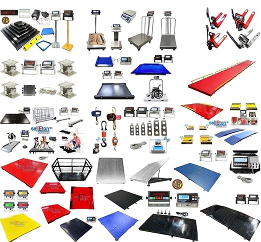 SellEton SL-929 Livestock & Cattle Alleyway Scale with The Size L-7’x36 | 5000 lbs x 1 lb