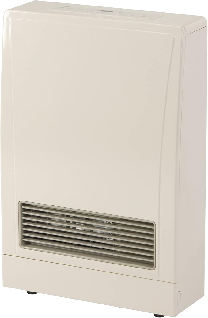 Rinnai EX08DTN Direct Vent Wall Furnace, Indoor Natural Gas Heater, Energy Efficient Space Heater, 8,000 BTU, Beige