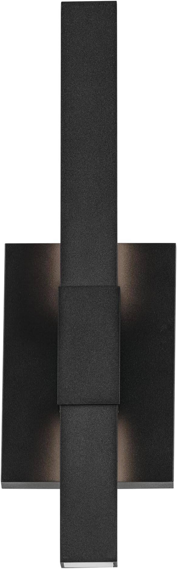 KICHLER Nocar LED Textured Black Modern Garage or Patio Outdoor Wall Light for Outdoor Walls, Exterior Doors, Garage, Porch or Patio Walls, 16"