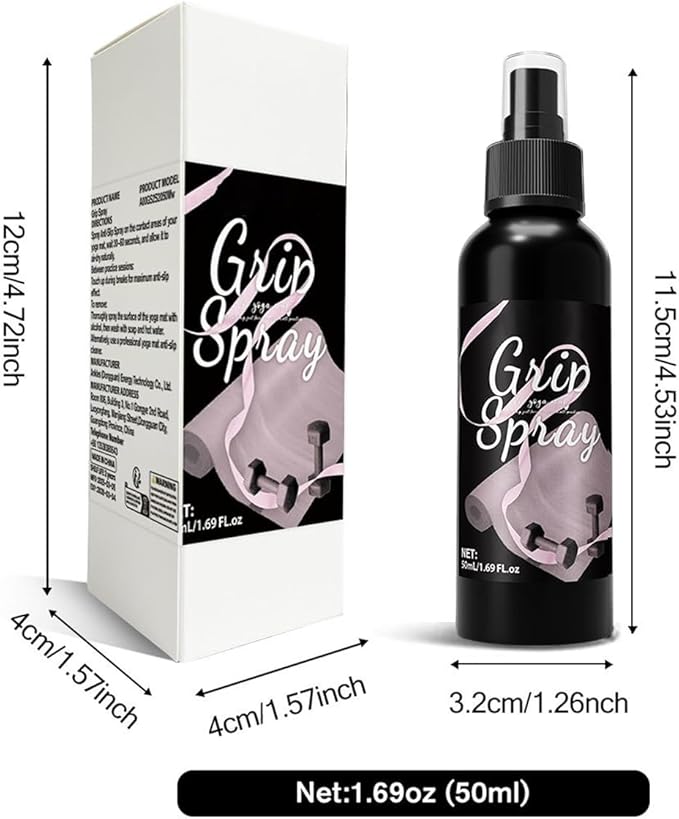 Yoga Mat Spray Cleaner - 250ml Natural Fresh Scent, Non-Sticky Sweat Remover Formula, Eco-Friendly Deodorizing Mist for Gym Equipment | Workout Mat Refreshener for Studio Home Fitness Gear