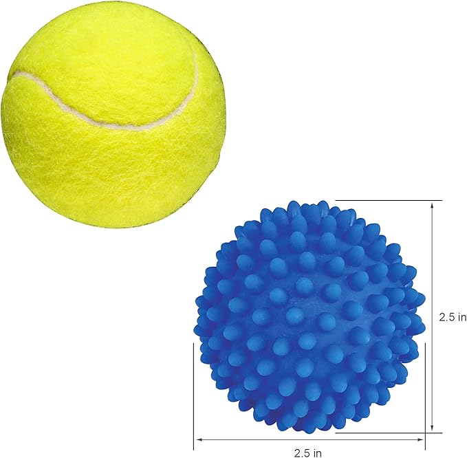 Dryer Balls 4 Pack - Non-Toxic Reusable Dryer Balls (Blue)