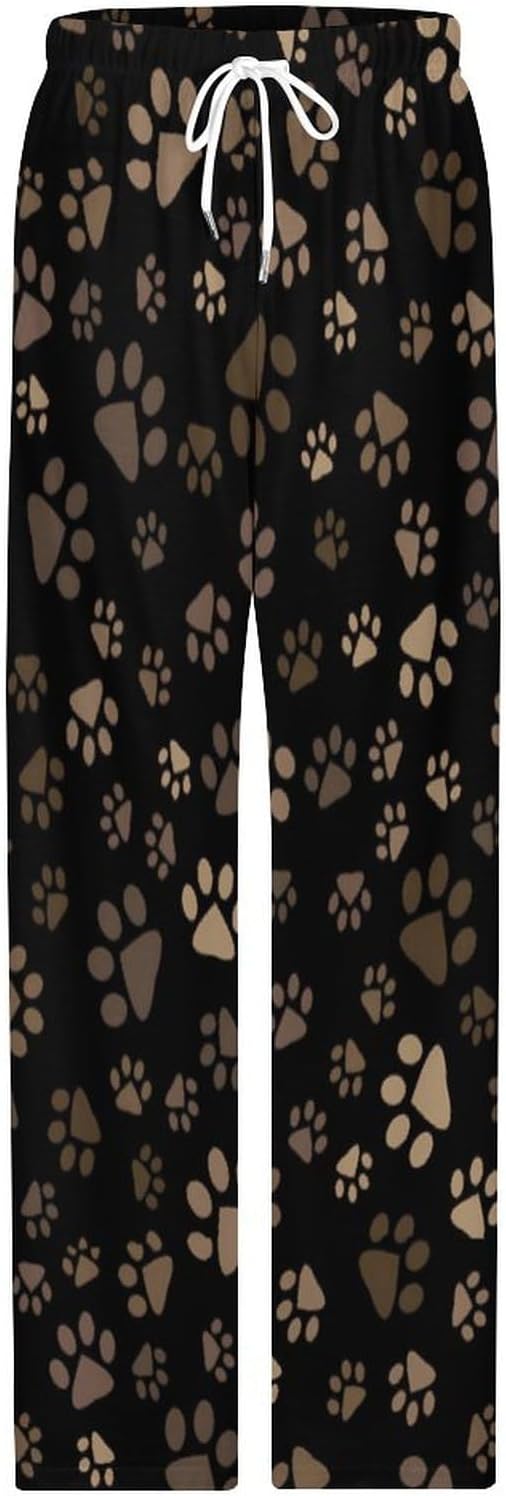 Funny Mens Pajama Pants Lightweight Soft Lounge Pant Sleep Pj Bottoms for Men With Pockets