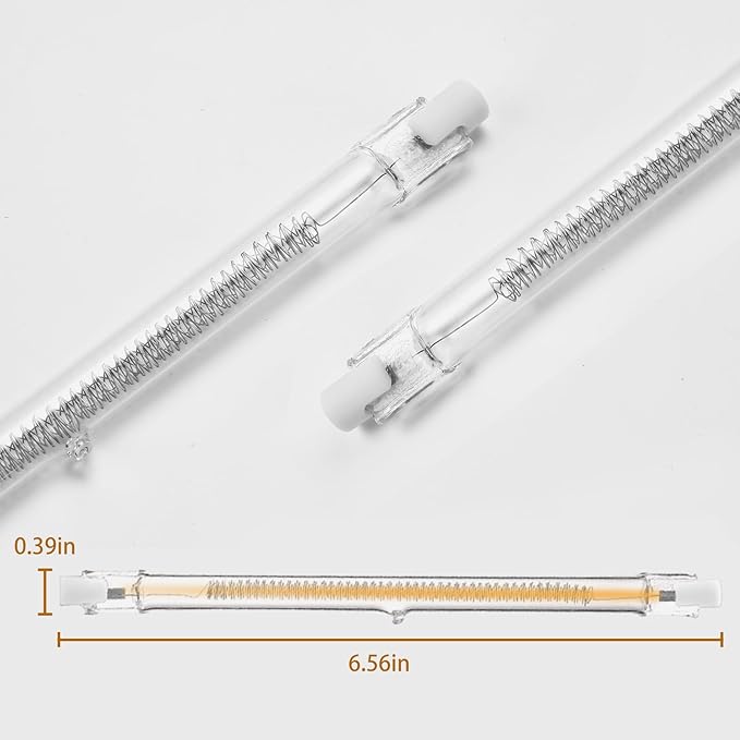 400W Chicken Coop Heater Bulb, Replacement Bulb Accessories for Chicken Heat Lamp, Brooder Heater Tubes for Chicks, Poultry, Pets, 1 Pack