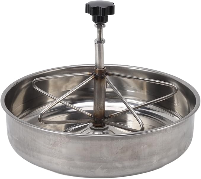 Piglets Feeding Trough, Stainless Steel Pig Feed Trough, Farm Animal Poultry Livestock Feeding Tool for Goat, Duck, Sheep, Piglets, Chicken (Large)