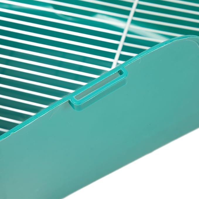 Small Animal Corner Litter Box, Fanshaped Rabbit Litter Box Odorless Reinforced Sturdy for Guinea Pigs (Large)