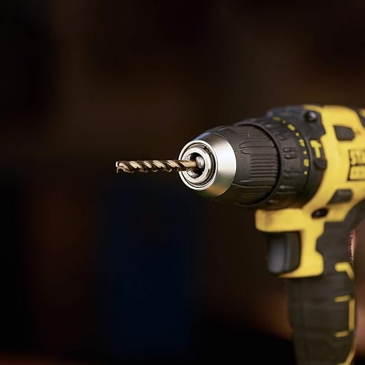 Lichamp 1/2" HSS Cobalt Drill Bits 5PCS with Three Flute for Hard Metal, Hardened Stainless Steel and Cast Iron