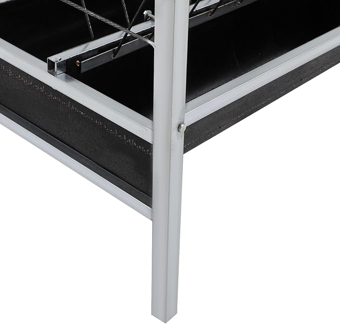 Pasture Hay Feeder, 3-Feet Long Livestock Feed Trough Hay Grain Livestock Feeder for Sheep, Calf, Goats On Farms and in Sheep Sheds, Quick to Assemble, 39.37" x 25.59" x 33.46"