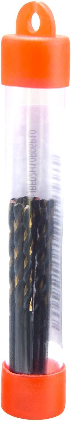 MAXTOOL No.35 10pcs Identical Jobber Length Drills Dia 0.110" HSS M2 Twist Drill Bits Wire Gauge Gage Numbered Straight Shank Drills; JBN02H10R35P10