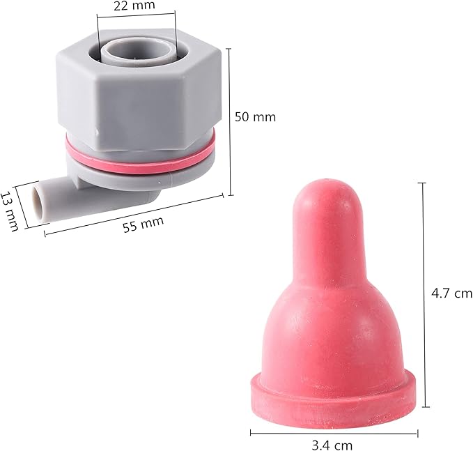 Sheep Goat Animal Teats Lamb Pacifier Pet Feeding Bucket Teats Lamb Feeder with Fixed Base for Farm Animal Pet Easy Installation Removal(Style 1)