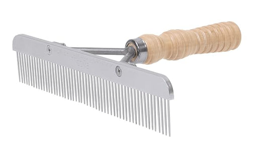 Weaver Leather Livestock Show Comb with Wood Handle & Stainless Steel Replacement Blade