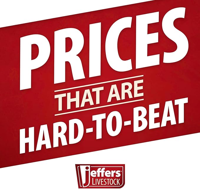 Jeffers Livestock Balling Gun with Metal Head, 16.5" Long – Durable Chrome Plated Brass Tool for Cattle, Sheep, Goats, Aluminum Handle and Reinforced Head for Easy Use, Farm and Barn Supplies