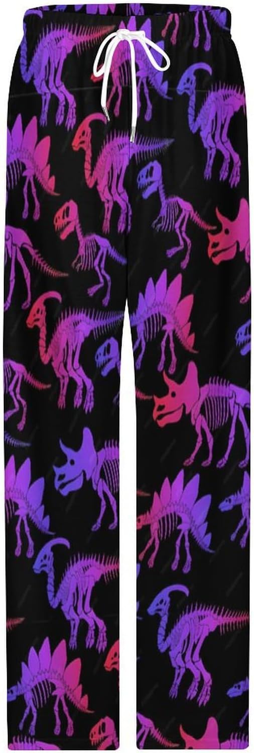 Funny Mens Pajama Pants Lightweight Soft Lounge Pant Sleep Pj Bottoms for Men With Pockets