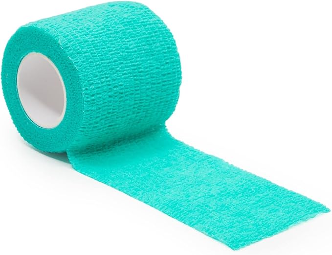 Juvale Self-Adherent Bandage Wrap - Grip Tape for Tattoo & Sport Tape - Vet Wrap & Wrist Support - 2 in x 5 yd, 24 Rolls, Multicolor