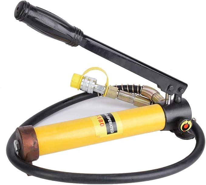 10T Hydraulic Jack Manual Hydraulic Pump Set, Heavy Duty Steel Lifting Tool for Car Construction and Repair Work