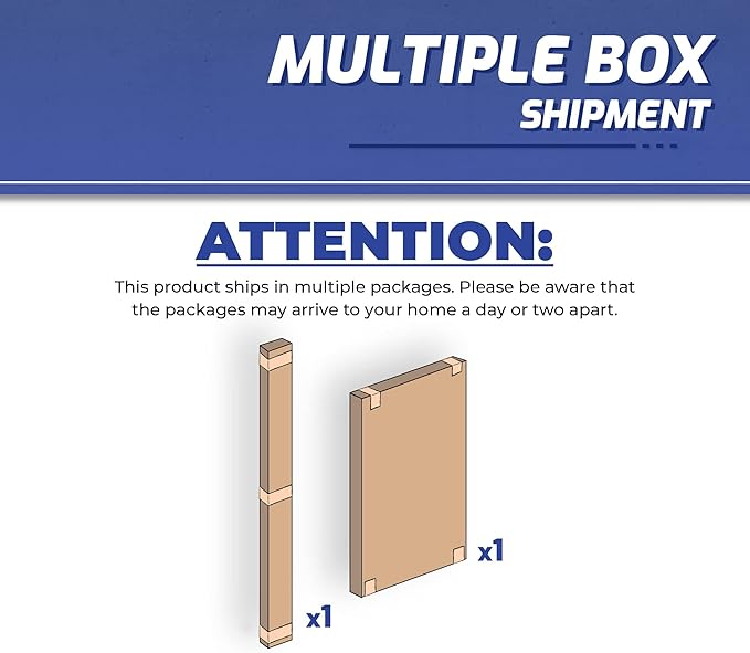 SafeRacks 2x6 Adjustable Overhead Garage Storage Rack, Heavy-Duty Steel Overhead Storage Rack with 300 lb Weight Capacity, Height Adjustable Garage Storage Organization System, White (12"-21")