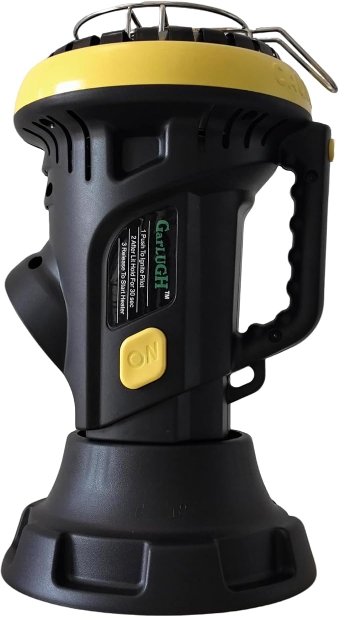 Compact 4000BTU Propane Radiant Heater, Safe & Portable, 5.5-Hour Runtime for Indoor/Outdoor Use