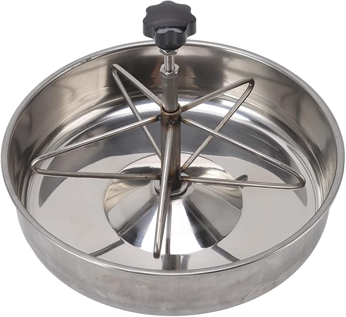 Piglets Feeding Trough, Stainless Steel Pig Feed Trough, Farm Animal Poultry Livestock Feeding Tool for Goat, Duck, Sheep, Piglets, Chicken (Large)
