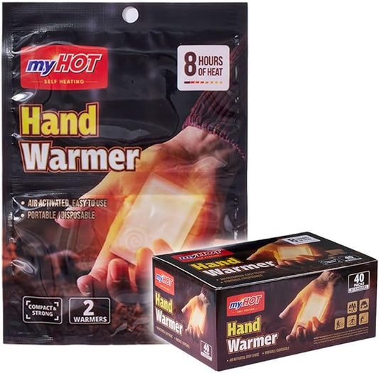Body & Hand Warmers (20, 30, 40 Bulk Pack) - R.O.K. Army Tested Standard Issue Quality - Long Lasting Heat, Non-Adhesive, Disposable, Air-Activated Warmers for Camping, Cold Weather, Skiing, Hiking