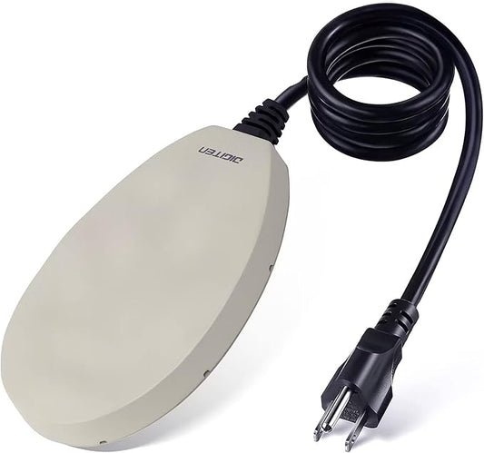 60W Bird Bath Heater, Waterproof Birdbath Deicer for Outdoors, Keep Chicken Waterers from Freezing, Fit in All Kind of Birdbaths 110V 120V