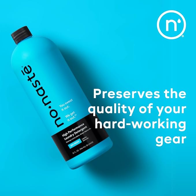 Nonaste Liquid Laundry Detergent - Zen Fresh, 32 Fl Oz (Pack of 2) - Activewear Laundry Detergent for Workout Clothes & More - Scented, Gentle & Color Safe