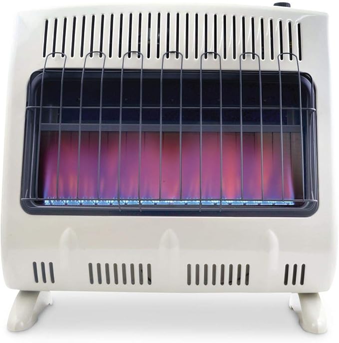Mr. Heater 30,000 BTU Unvented Blue Flame Propane Fired Room Heater with Built In Blower Fan Kit and 12 ft. Hose for Propane Unvented Series Heaters Bundle (2 Items)