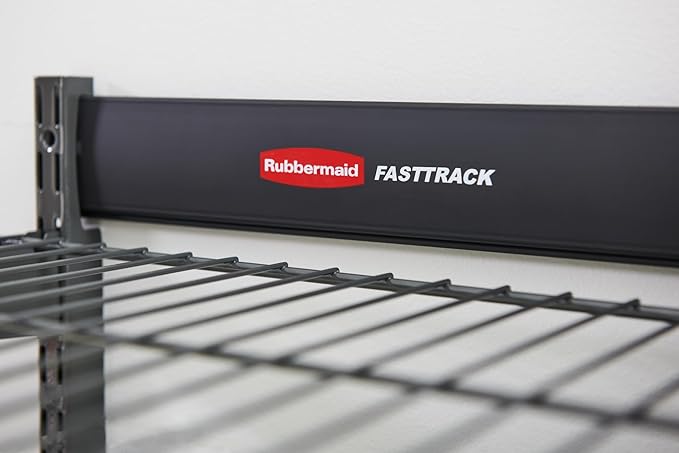 Rubbermaid Fasttrack Rail Storage 36"x12" 3-Shelf Kit, 350 lbs. Per Shelf, for Home/Garage/Shed/Workshop Organization