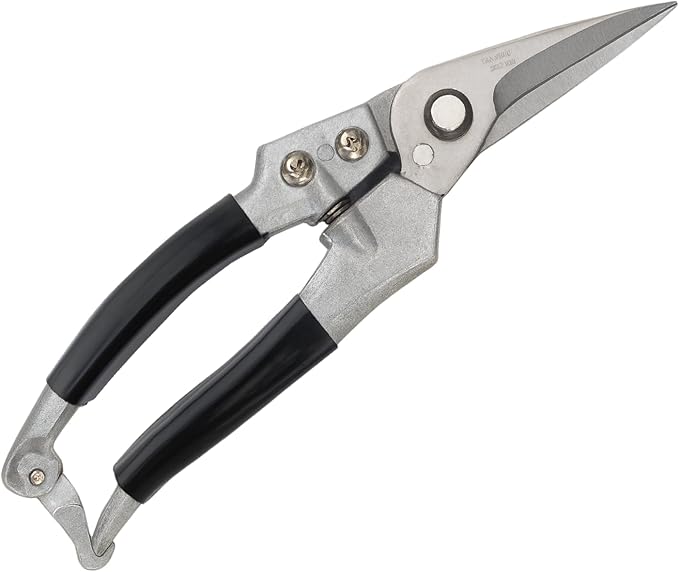 Goat Hoof Trimmers and Farrier Shears – Versatile Hoof, Wire, and Pipe Cutting Tool for Livestock – Silver (2pack)