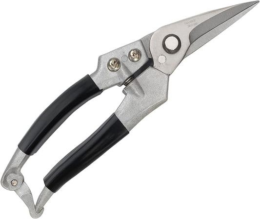 Goat Hoof Trimmers and Farrier Shears – Versatile Hoof, Wire, and Pipe Cutting Tool for Livestock – Silver (2pack)