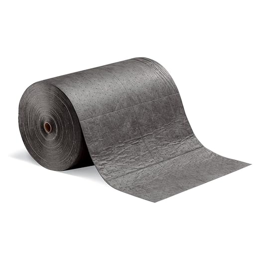 PIG Absorbent Mat Roll - 24" x 300' Lightweight Mat Roll - Absorbs up to 32.4 Gallons per Roll - MAT245