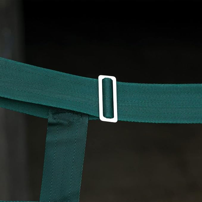 Dura-Tech Aisle Guard | Color Green | Expands 10' to 12' | High Visibility Nylon Mesh | Promotes Maximum Airflow | Comes with Installation Kit Quality