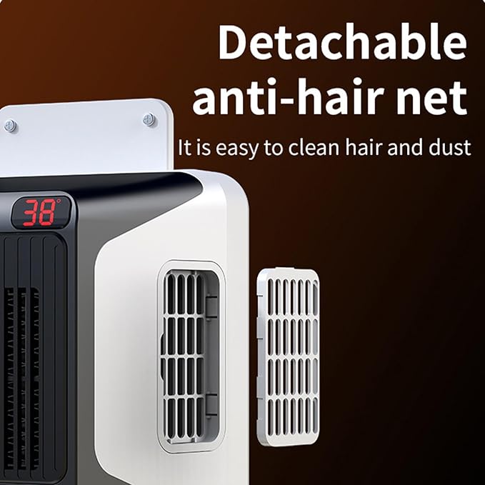 Dog House Heater Wall Mount Anti-Bite Cord 600w/300w Safe & Efficient Heating Overheat Safe for Pet Houses,Chicken Coops,Dog House