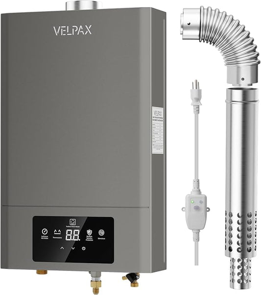 Tankless Water Heater Propane,Indoor 4.74GPM 18L,Constant propane water heater,Instant Hot Propane Gas Water Heater with Multi-Protection