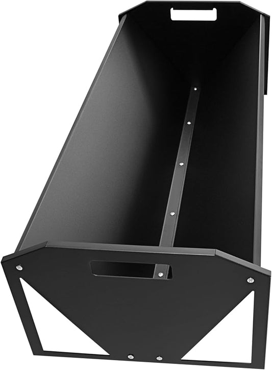 Livestock Feeding Trough 45", Heavy Duty 22 Gallon Capacity Livestock Trough, Galvanized Steel Sheep Feeder Trough for Horse, Goat, Sheep, Cattle, Cow, Alpaca