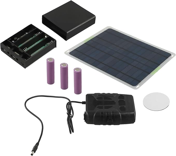 Solar chicken coop heater, Portable Car solar powered heater for Winter with Dual USB Output Battery Compartment, with Overheating Protection for Chicken Kitten for Puppy Pets (20W)